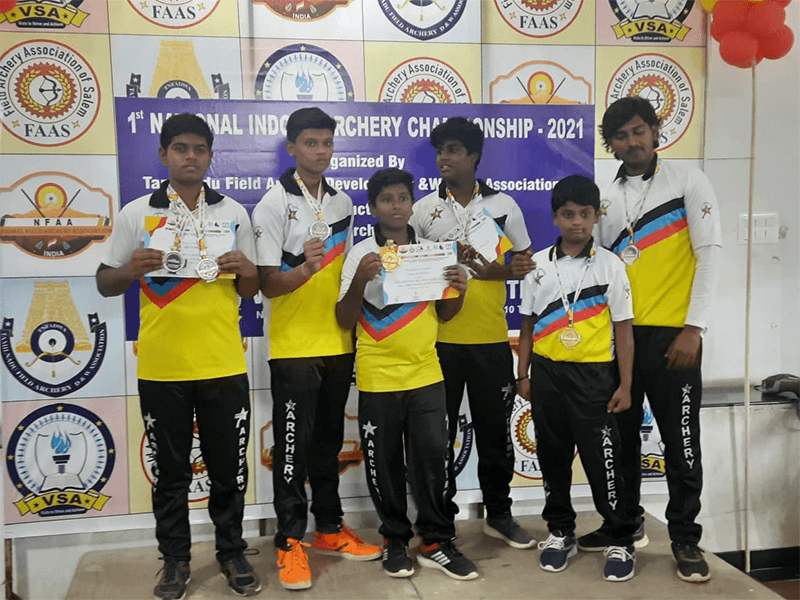 1st National Indoor Archery Championship 2021 - CGR International School - Top School in Madhapur / Hyderabad