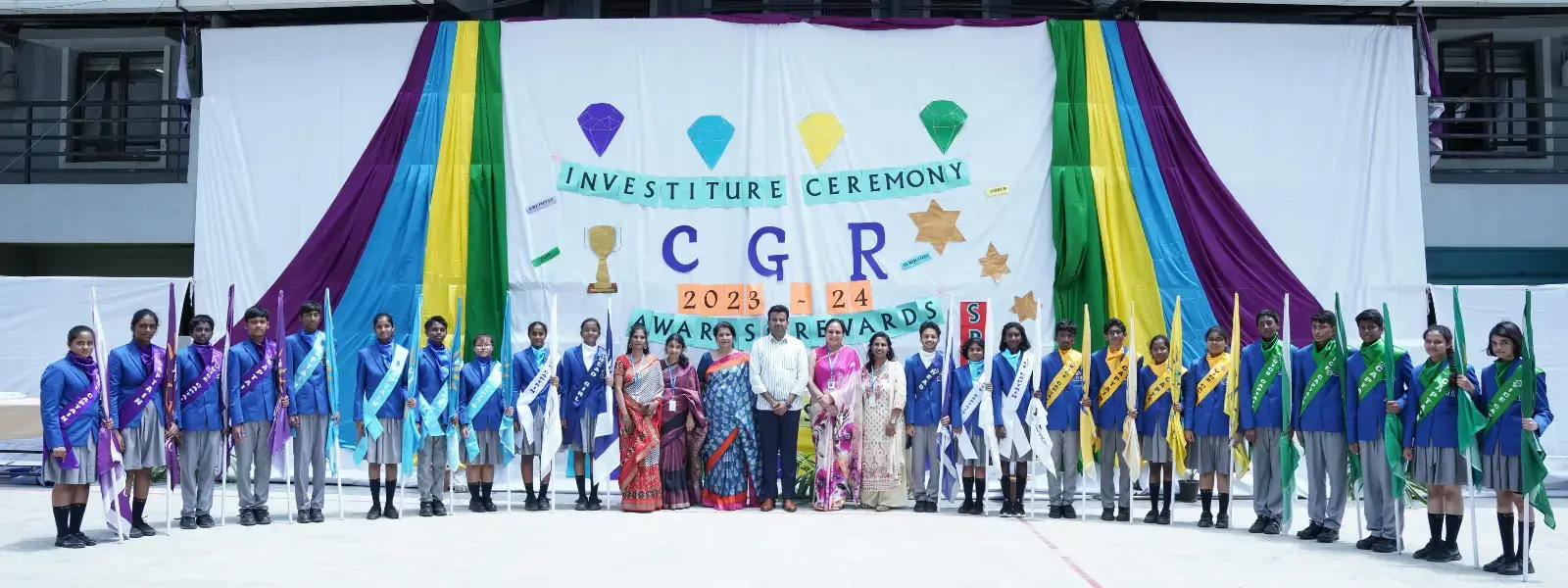 Investiture Ceremony  - CGR International School - Best School in Madhapur / Hyderabad