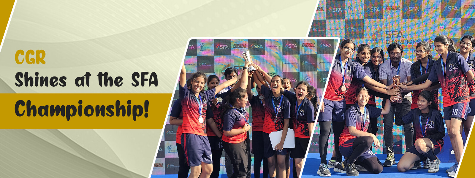 CGR Shines at the SFA Championship - CGR International School - Best School in Madhapur / Hyderabad