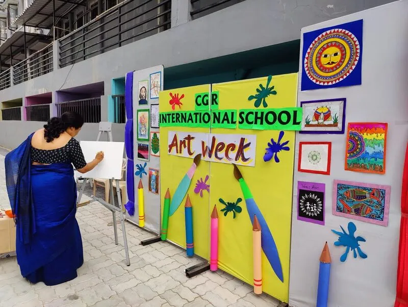 Art Week Inauguration 2022 - CGR International School - Best School in Madhapur / Hyderabad