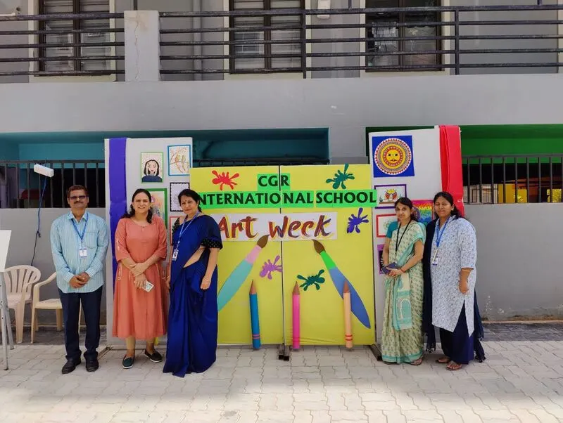 Art Week Inauguration 2022 - CGR International School - Best School in Madhapur / Hyderabad