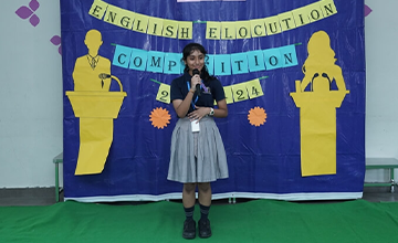 English Elocution (Grade - 8, 9 & 10)  - CGR International School - Best School in Madhapur / Hyderabad