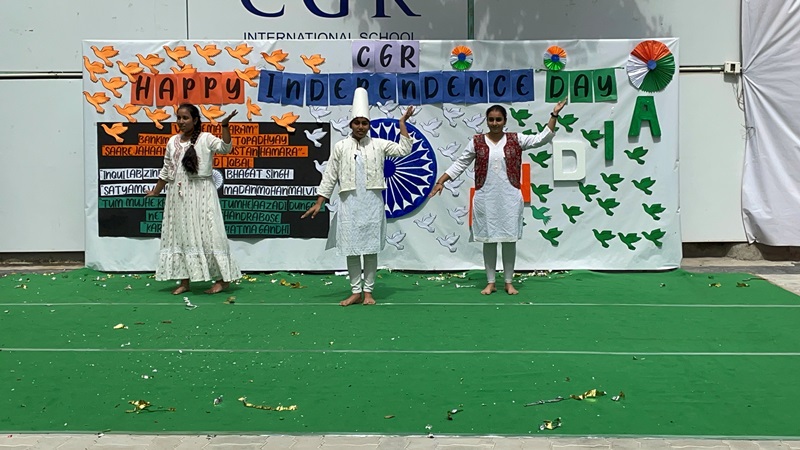 Independence Day Celebrations 2023 - Grade 2 to 10 - CGR International School - Best School in Madhapur / Hyderabad