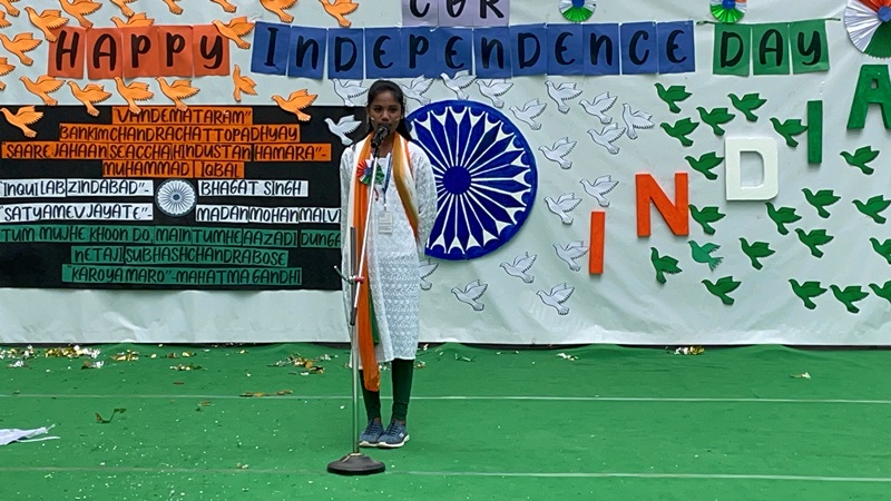 Independence Day Celebrations 2023 - Grade 2 to 10 - CGR International School - Best School in Madhapur / Hyderabad