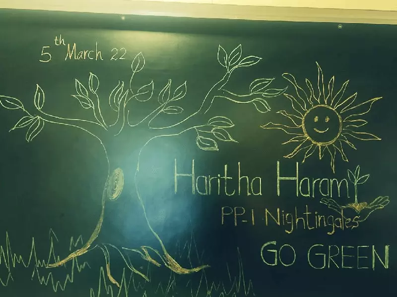 Haritha Haram Day 2022 - CGR International School - Best School in Madhapur / Hyderabad