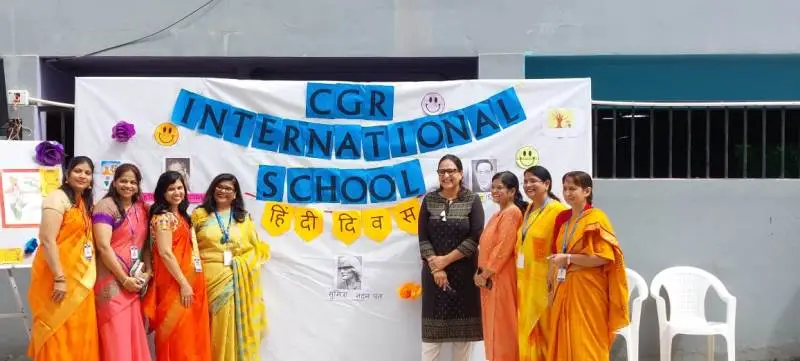 Hindi Diwas Celebration 2022 - CGR International School - Best School in Madhapur / Hyderabad