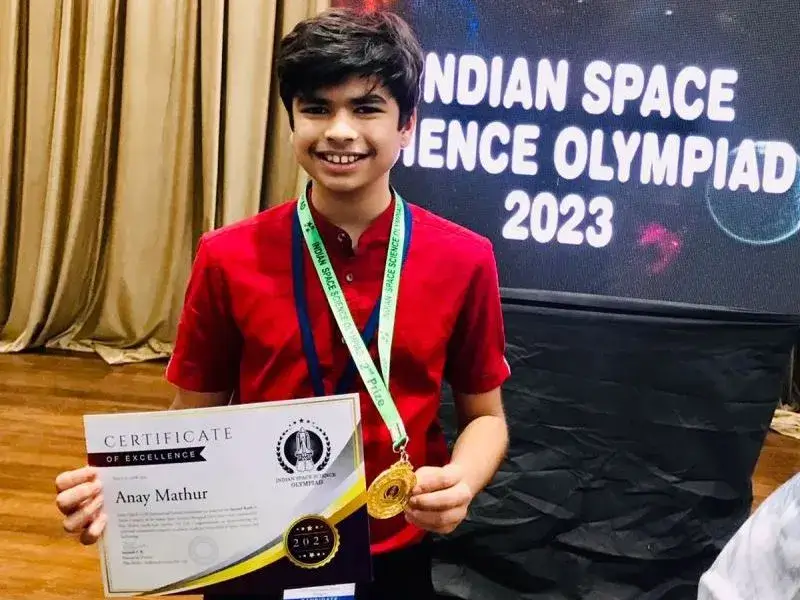 Indian Space Science Olympiad 2023 - Anay Mathur| Top School in Hyderabad | Best CBSE School