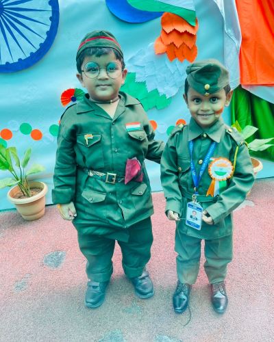 Independence Day Celebrations 2023 - Nursery to Grade 2 - CGR International School - Best School in Madhapur / Hyderabad