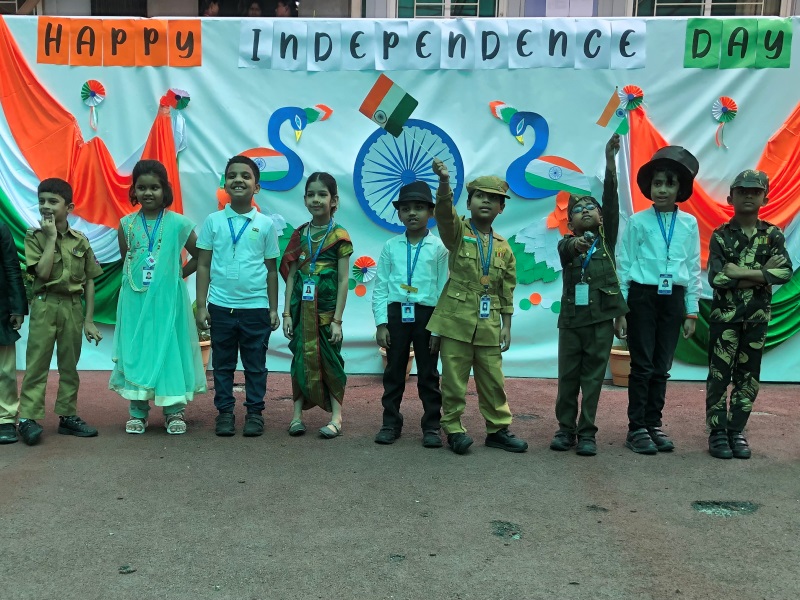 Independence Day Celebrations 2023 - Nursery to Grade 2 - CGR International School - Best School in Madhapur / Hyderabad