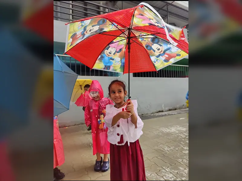 Rainy Day 2022 (Pre-Primary) - CGR International School - Top School in Madhapur / Hyderabad