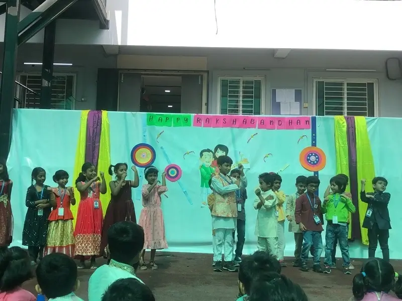 Raksha Bandhan Celebrations- Nursery to Grade 2 - CGR International School - Top School in Madhapur / Hyderabad