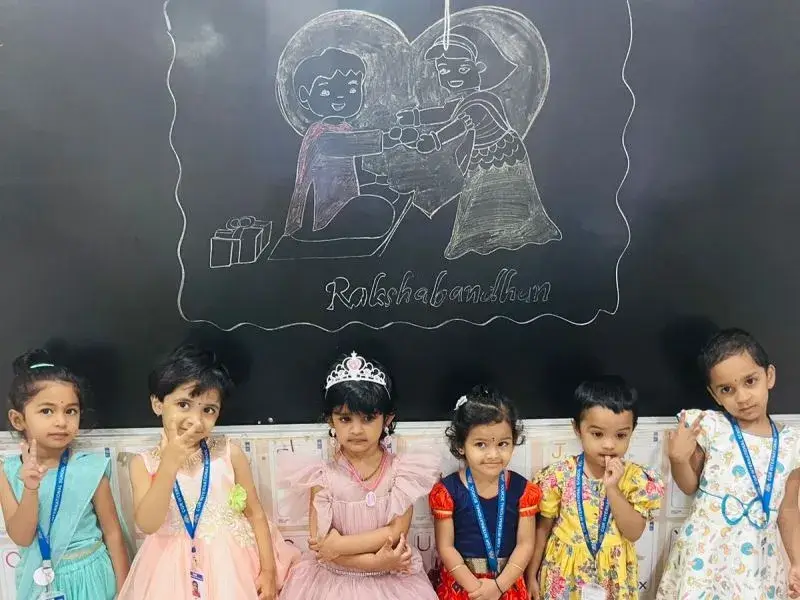 Raksha Bandhan Celebrations- Nursery to Grade 2 - CGR International School - Top School in Madhapur / Hyderabad