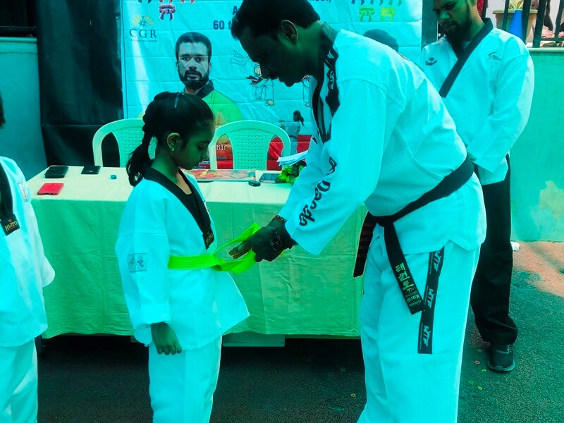 Taekwondo Belt Test (Grade I and II) | Top School in Hyderabad | Best CBSE School