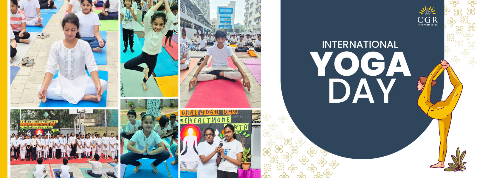 International Yoga Day 2025 - CGR International School - Best School in Madhapur / Hyderabad
