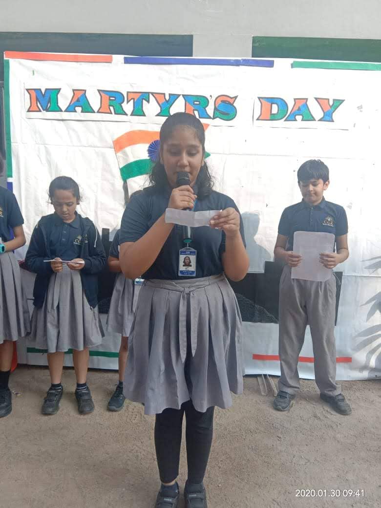 Martyrs Day @ CGR | Best School in Hyderabad | Best CBSE School