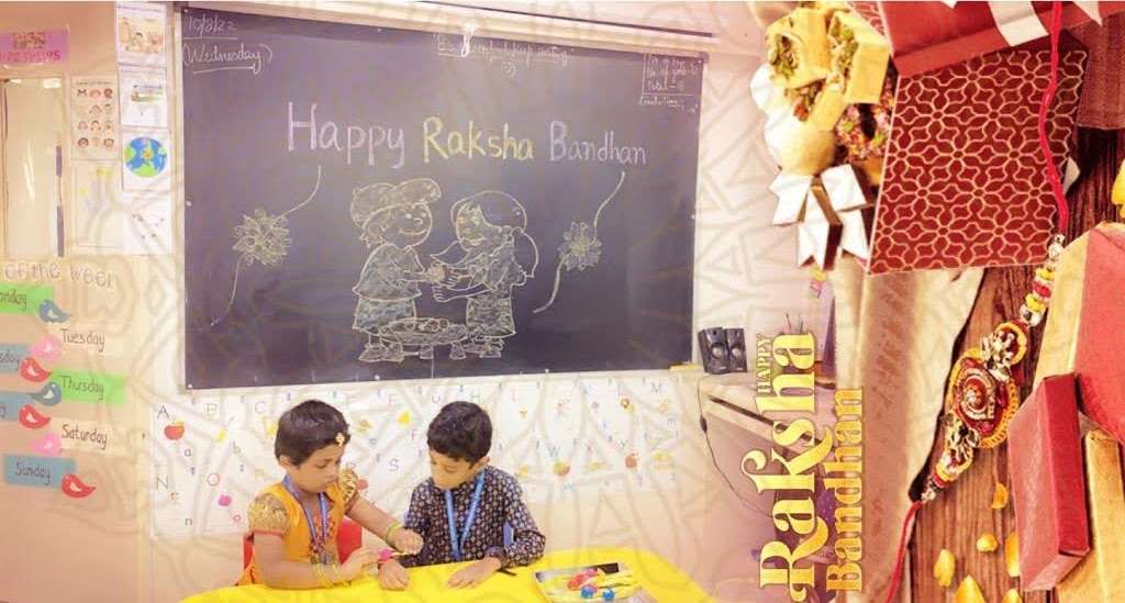 Pre-Primary Raksha Bandhan Celebrations 2022 - CGR International School - Top School in Madhapur / Hyderabad